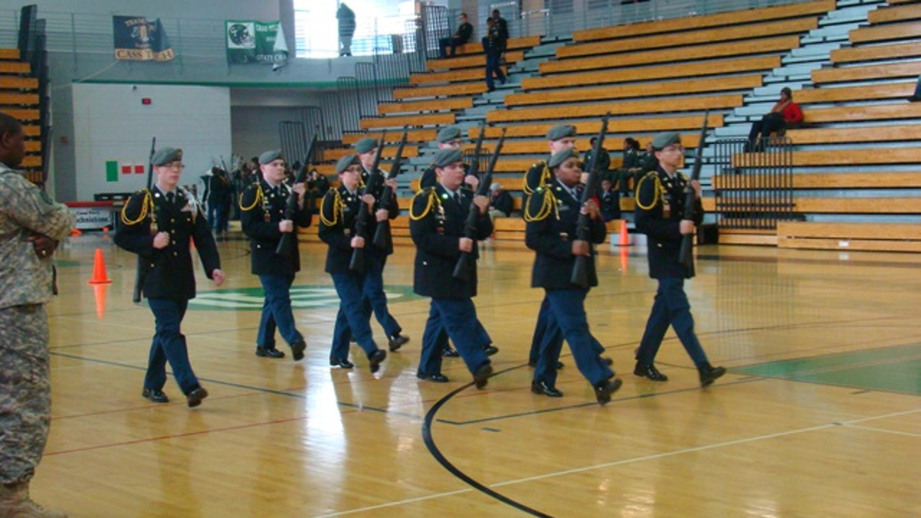 Wayne Memorial JROTC drill team wins state title