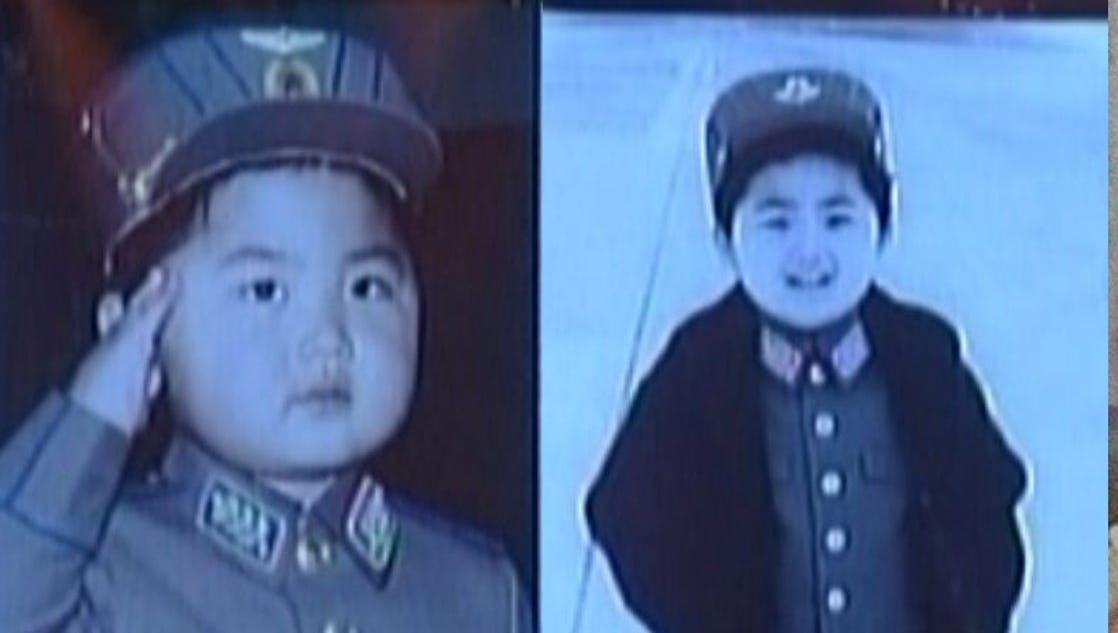 Photos of Kim Jong Un as a boy released