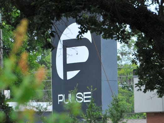 The scene at Pulse, an Orlando nightclub, after a mass