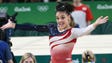 Laurie Hernandez (USA) competes during the women's