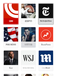 News offerings via Apple's News app