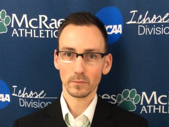 Lees-McRae men's basketball coach Steve Hardin.