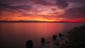 A spectacular sunset at Richmond Beach in Shoreline,