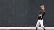 Vanderbilt's Ro Coleman (1) catches a fly ball hit