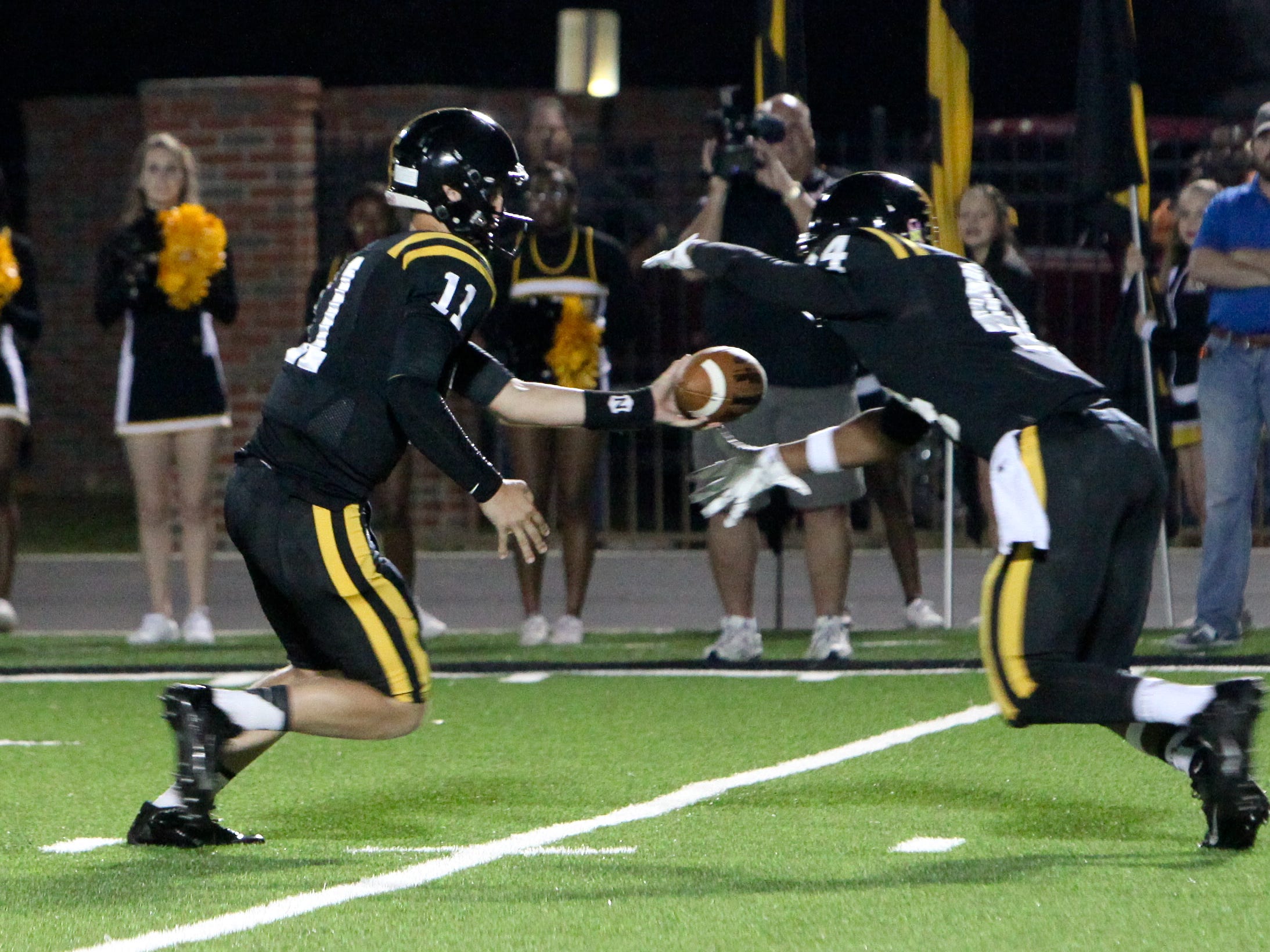 Neville running back Donald Jenkins (44) scored a touchdown in the spring game.