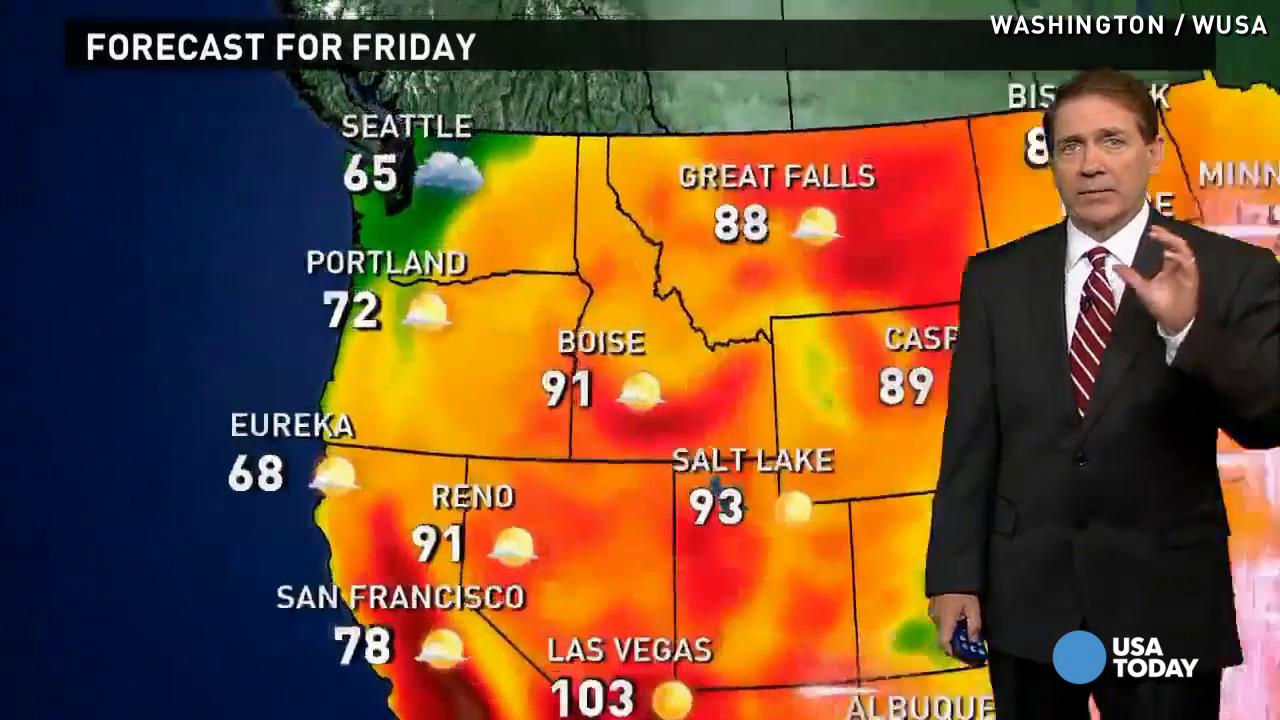 Friday's forecast: Soggy Southeast, mostly nice elsewhere
