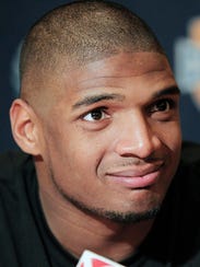 Michael Sam, the first openly gay player in the NFL,