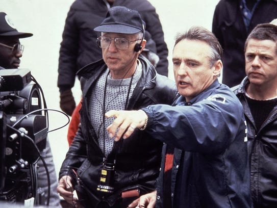 This 1988 file photo shows director Dennis Hopper,