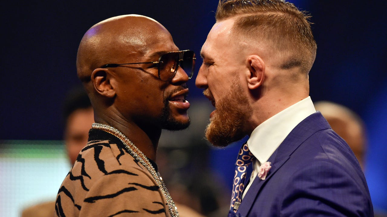 Floyd Mayweather Took a Page Out of McGregor's Style Playbook on