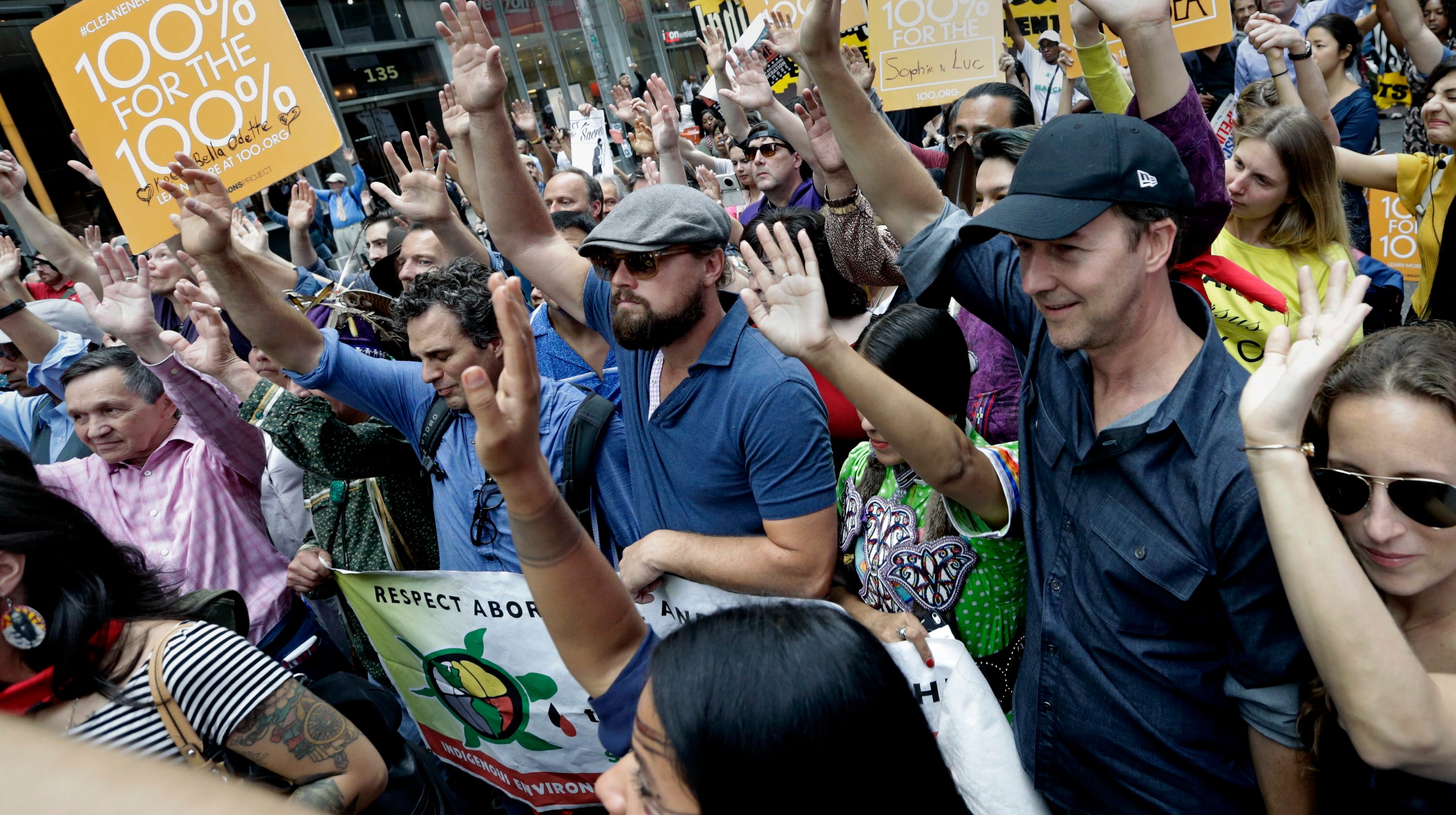 'Largestever' climatechange march rolls through NYC