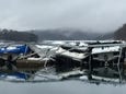 Cleanup Begins On Downed Boat Docks