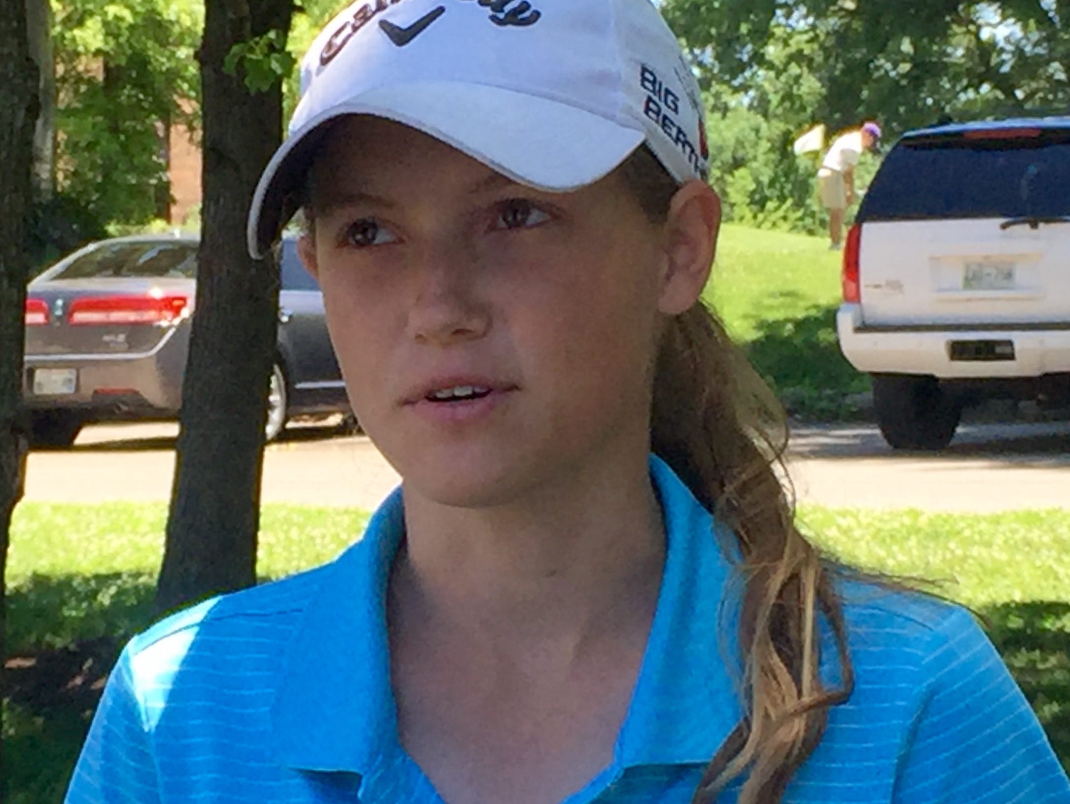 Ashley Gilliam from Manchester was the girls division medalist in The Tennessean/Metro Parks Schooldays Golf Tournament Tuesday at McCabe Course.