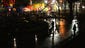 Sightseers walk past giant balloons the evening before the Macy's Thanksgiving Day Parade on Nov. 27.