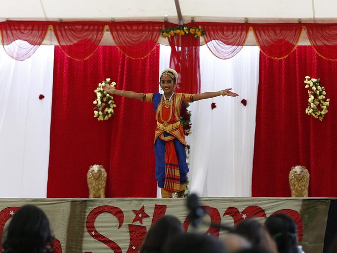 The traditional and non traditional dance competition was a popular venue during the Taste of India at the Hindu Temple of Greater Cincinnati.