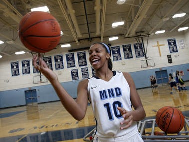 Naomi Davenport led Mount Notre Dame to the regional final this past season.