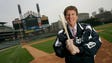 Detroit Tigers owner Mike Illitch poses at Comerica