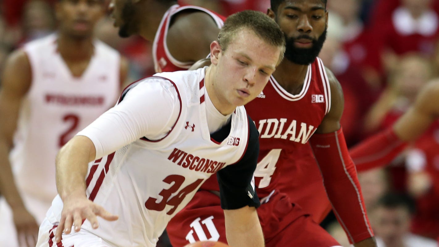Wisconsin 71, Indiana 61: Ethan Happ demonstrates he is superior to the Hoosiers.