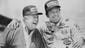 Car owner Lindsey Hopkins, left, and driver Gary Bettenhausen share a moment after Bettenhausen qualified for the Indianapolis 500 Mile Race with a speed of 190.870 mph. on May 17, 1981. Hopkins said it would be his last year at the Indianapolis Motor Speedway.