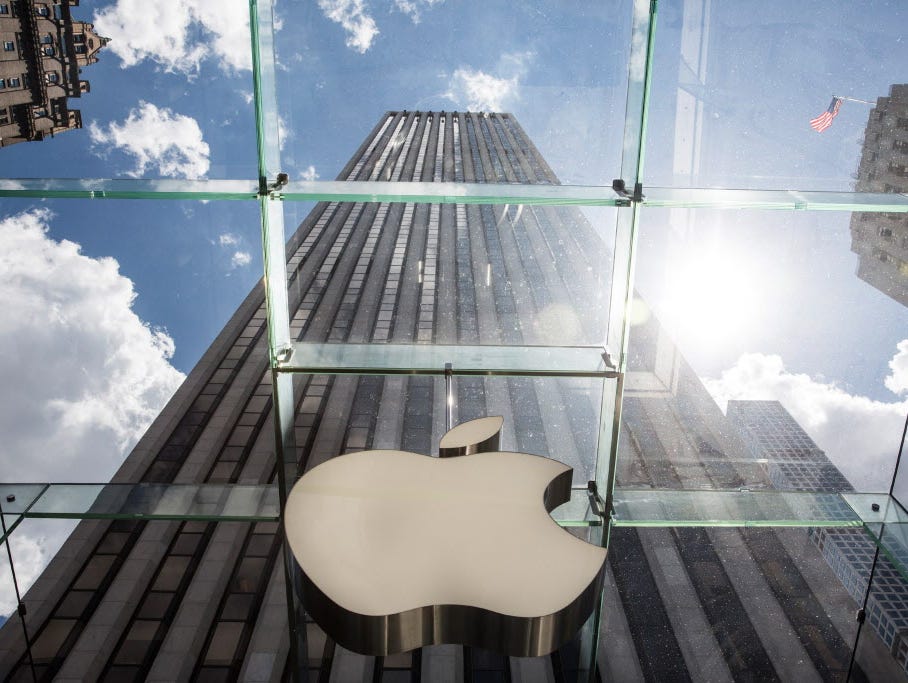 Apple's decline is a startling development for the markets.