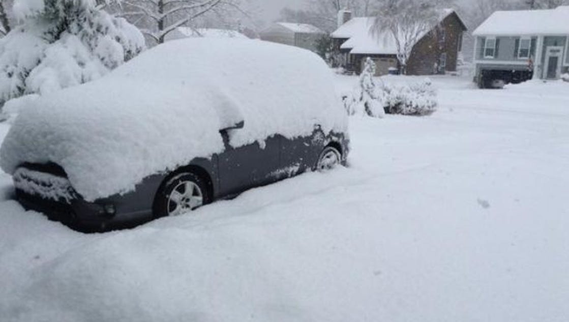 Lakeeffect snow buries northeast Ohio
