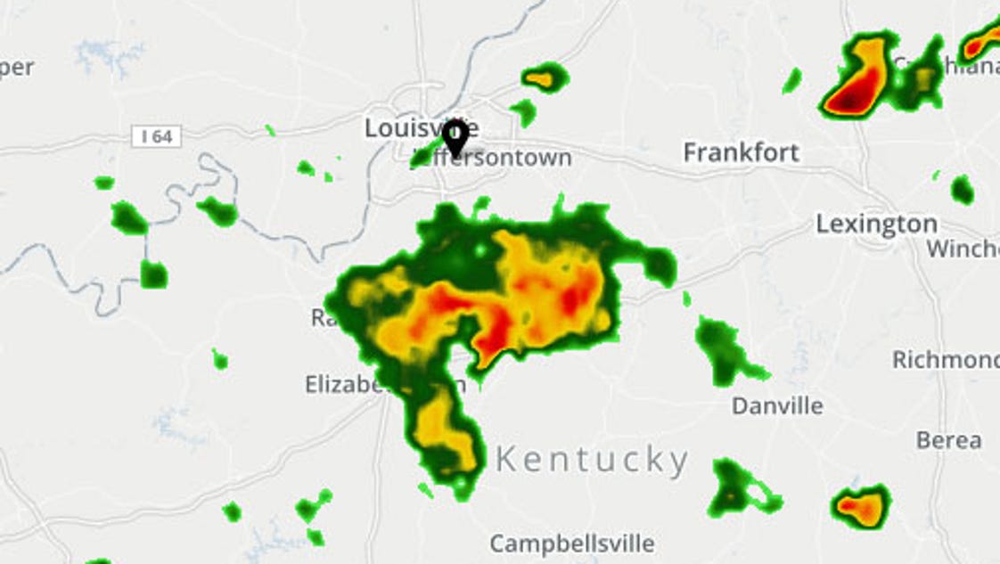Louisville weather includes storms, flood alert
