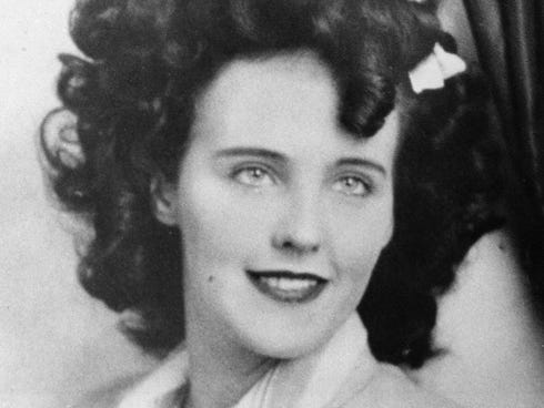 Actress Elizabeth Short, known as 