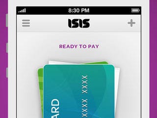 A screenshot of the Isis app.