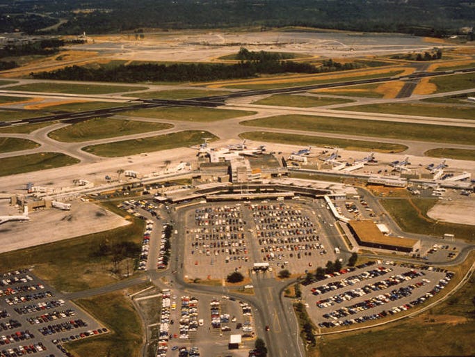 Nashville airport over the years