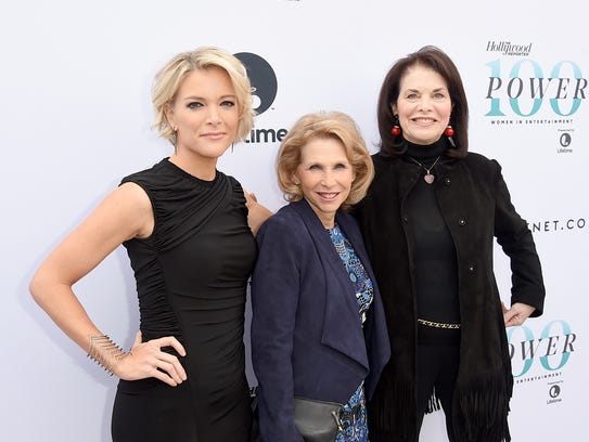Honorees Megyn Kelly, Shari Redstone and Sherry Lansing