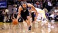 March 22, 2014: Spurs guard Tony Parker leaves Warriors guard Stephen Curry in his dust on a drive to the basket during San Antonio's 13th consecutive victory.