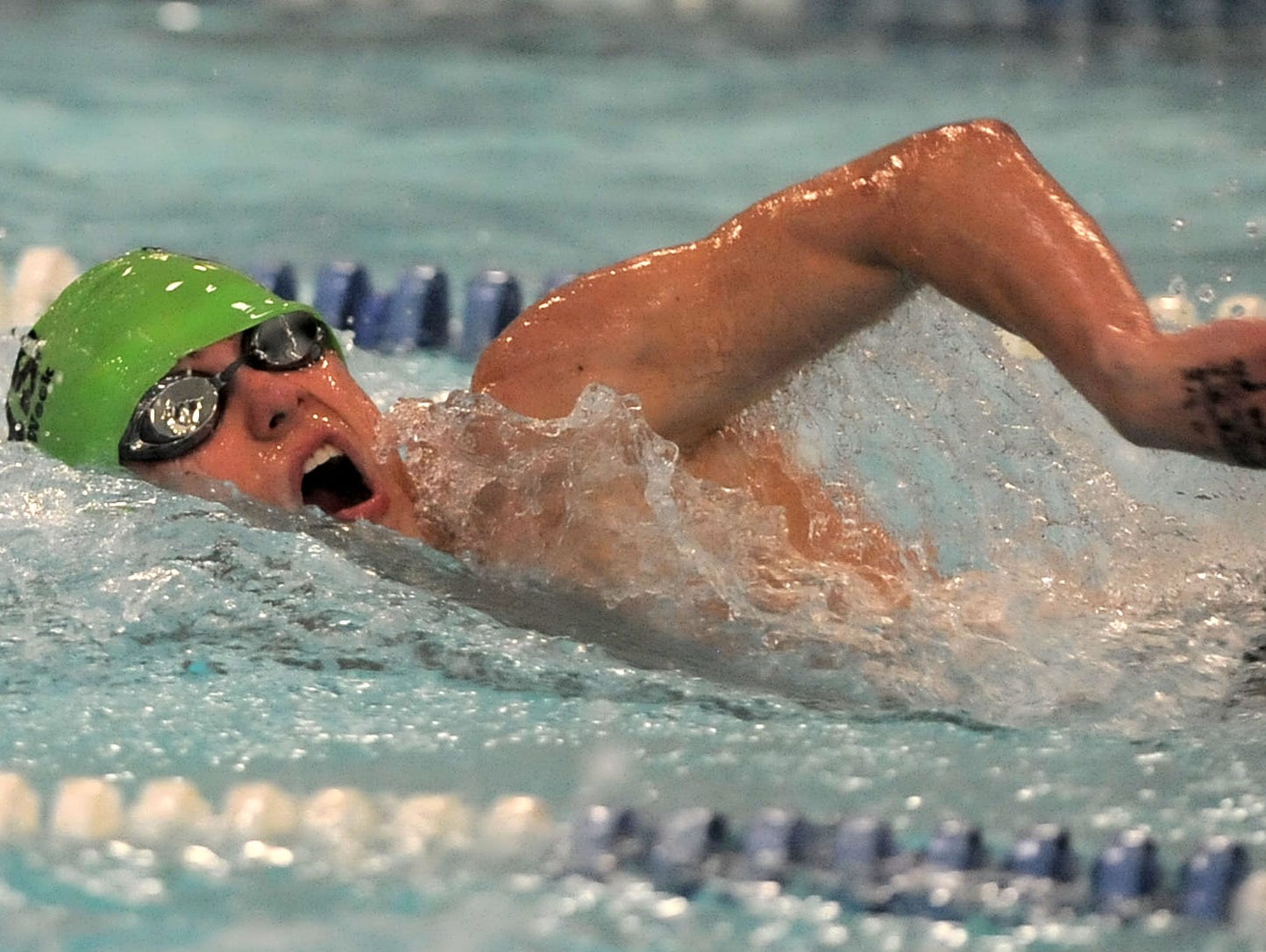 Fossil Ridge's Mason Fine, shown in a file photo, is one of many returners from the SaberCats 5A state-title winning team.