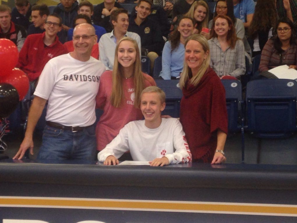 Roberson senior Mitchell Stanek has signed to swim in college for Davidson.