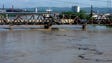 The rising Cumberland River gets closer to the railroad’s