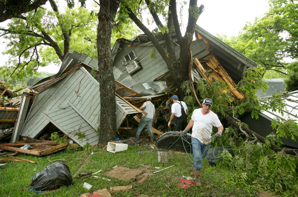 Texas tornado leaves one dead as 12 missing in floods
