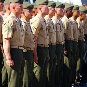 Marines adopt new uniform rules for cammies, dress blues