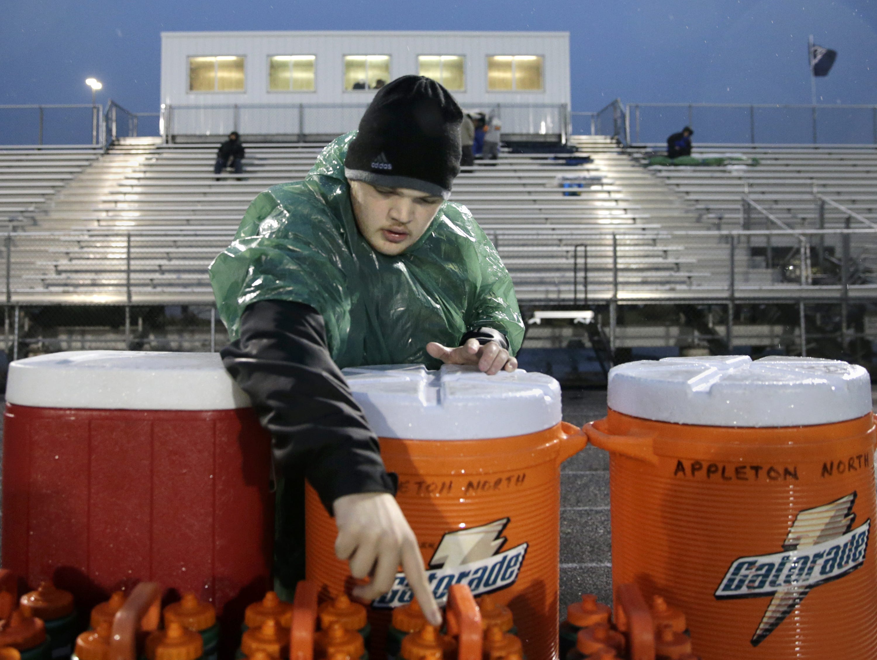 Will Carroll, who has Asperger syndrome, has been working on the sidelines as a manager for Appleton North High School's football team for four years.