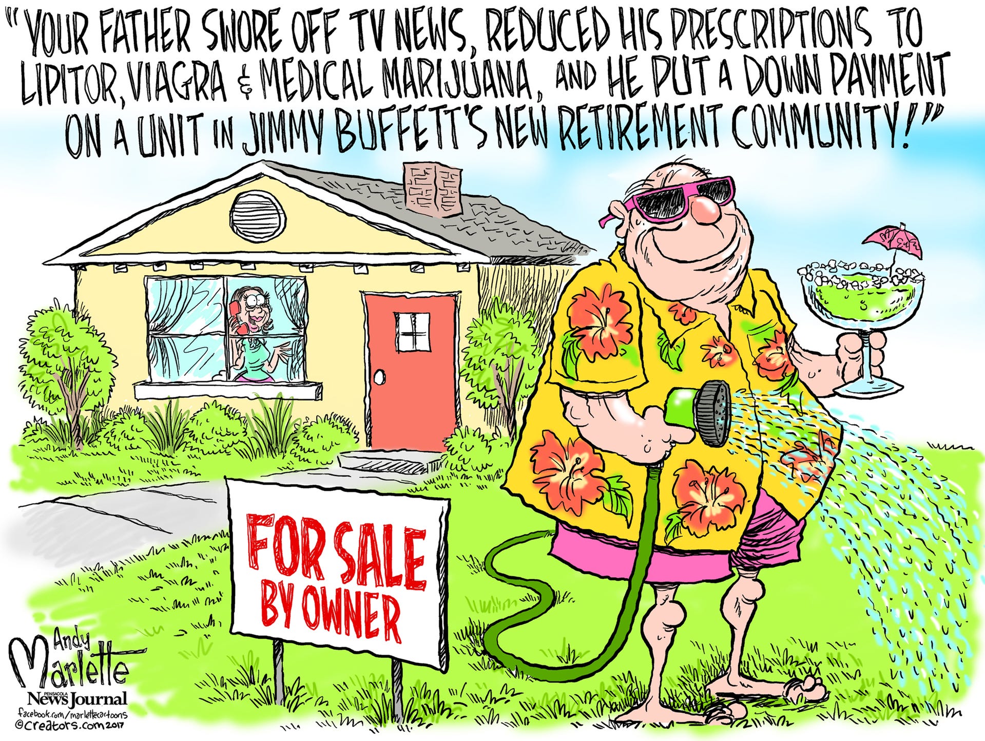 The cartoonist's homepage, pnj.com/opinion