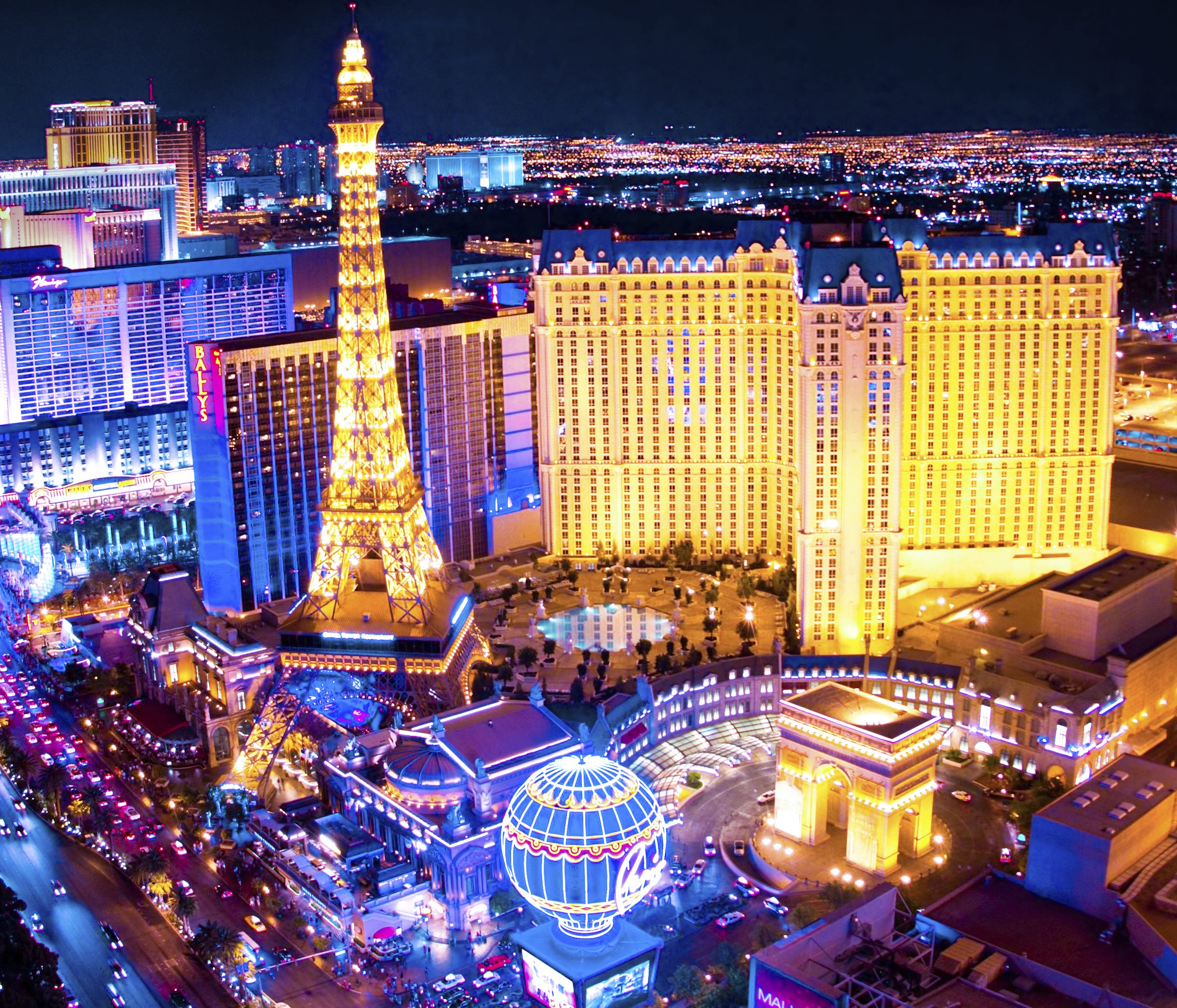 The Paris Las Vegas casino resort.