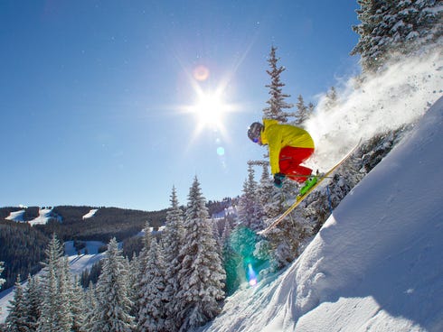 With 193 runs spread across 5,289 acres, Vail, Colo., is a destination on many skiers' wish list. It has runs for all ability levels and an easily navigable, Bavarian-themed pedestrian village, making it popular with all types of skiers.