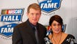 Bill Elliott poses with wife Cindy before the NASCAR