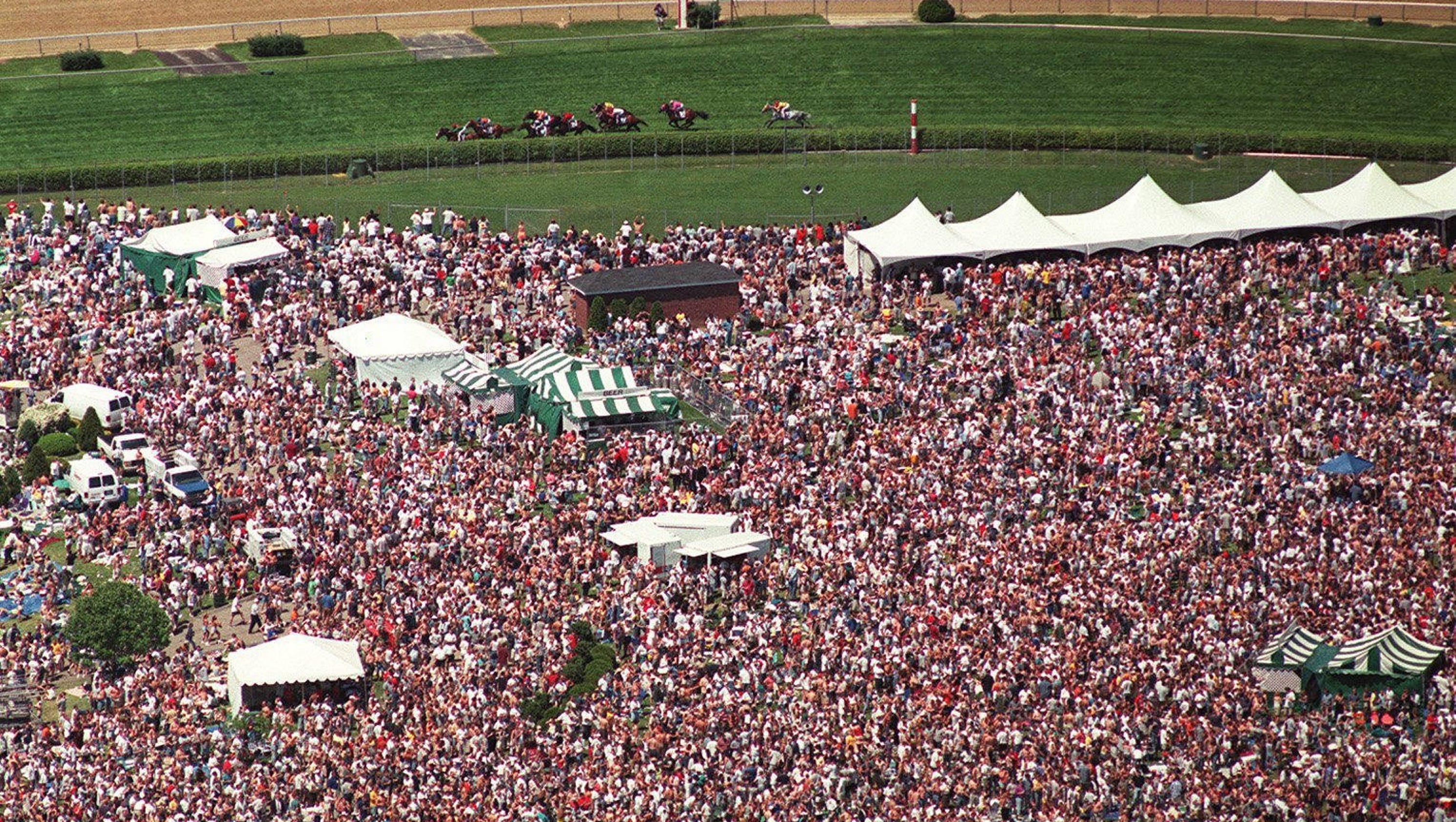 Kentucky Derby Infield Overhead View Pictures 40