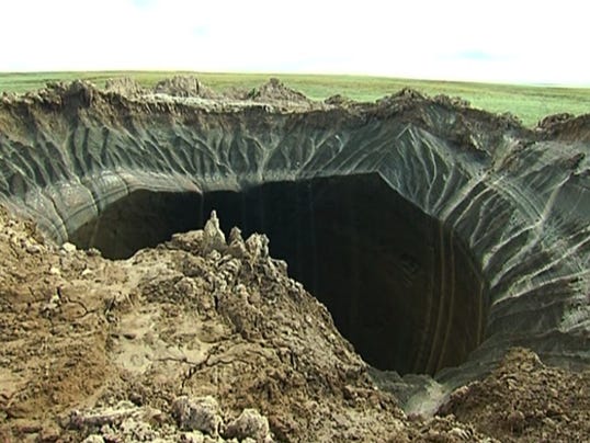 Image result for mysterious holes in siberia