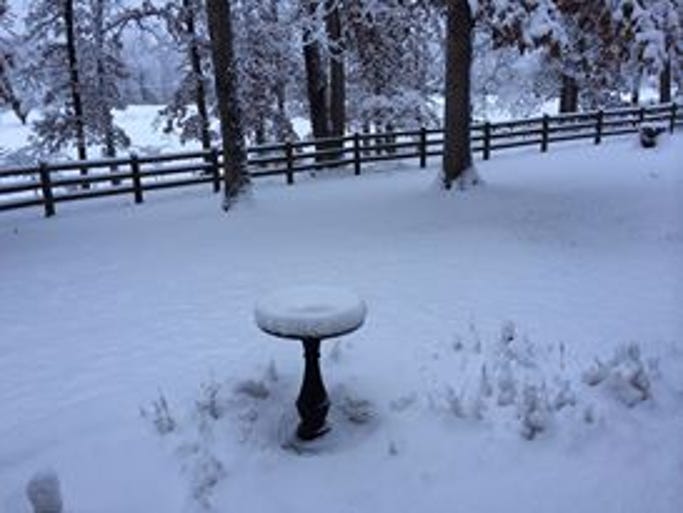 Viewer Rick and Vickie Pingleton sent this photo from Wright City, Mo.