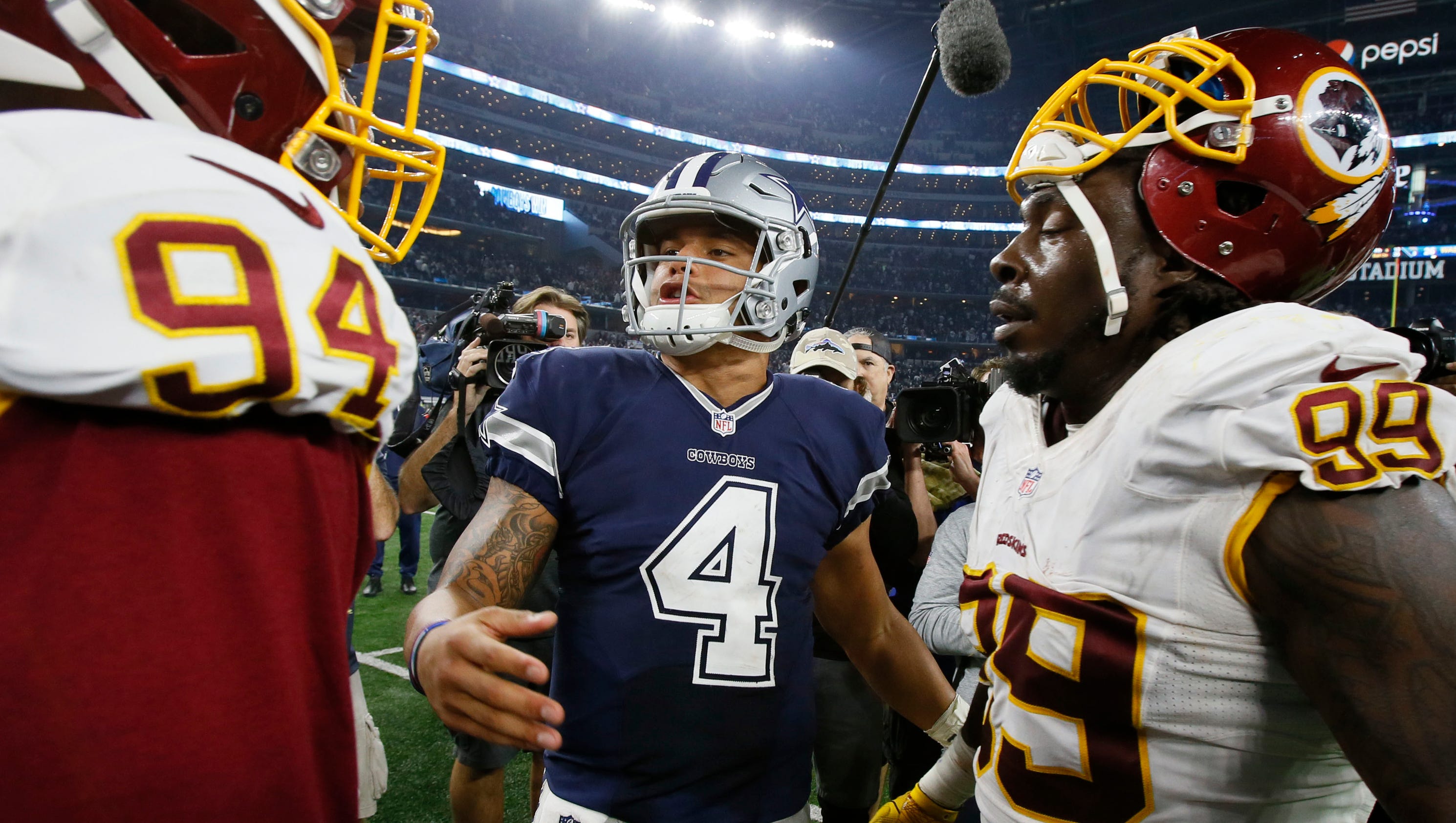 Cowboys-Redskins was most-watched regular-season game in Fox history