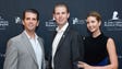 Donald Trump Jr., Eric Trump and Ivanka Trump attend