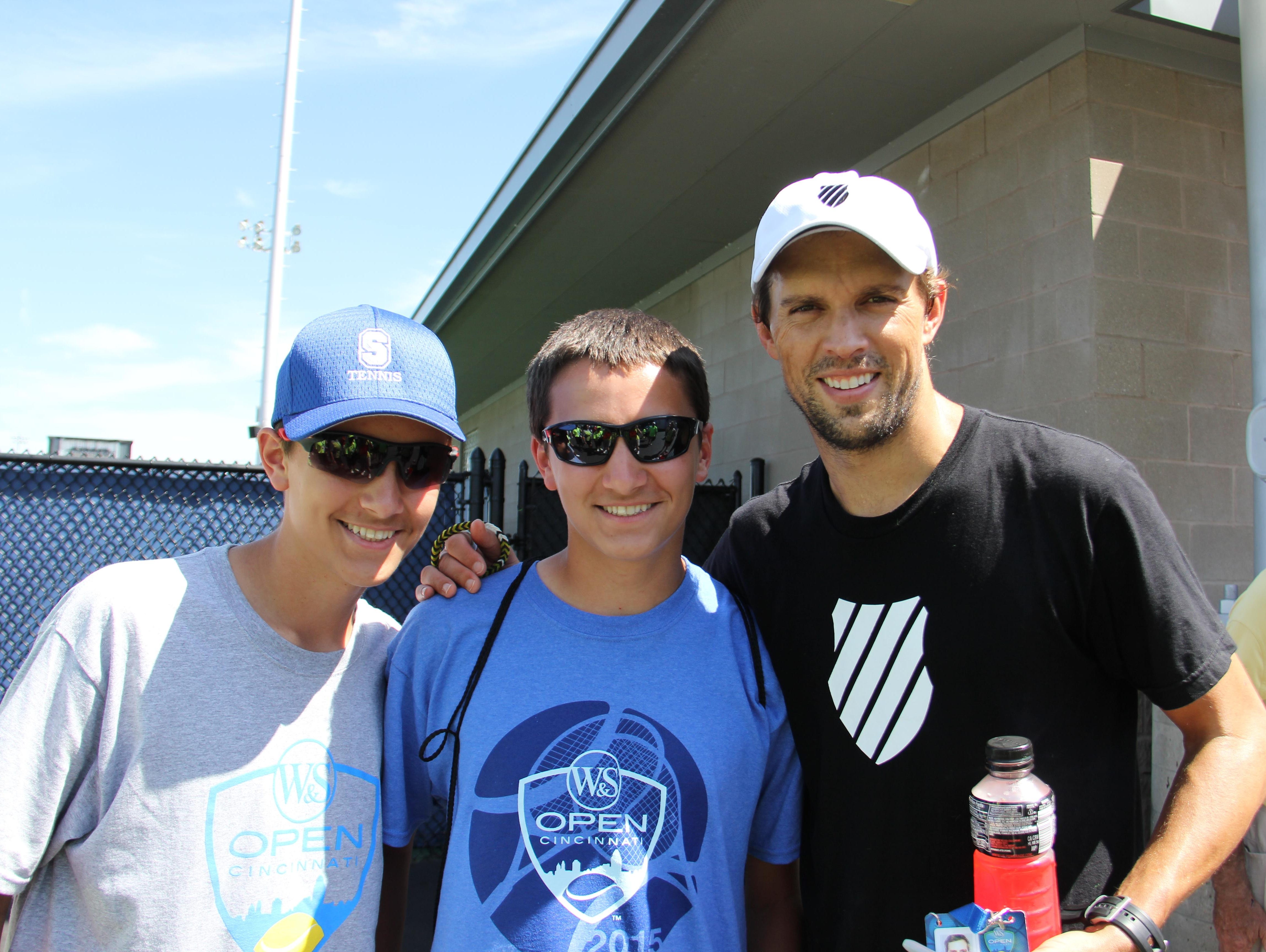 The Sweet twins got to meet one half of the famous Bryan brothers, Mike Bryan, during the recent Western & Southern Open in Cincinnati.