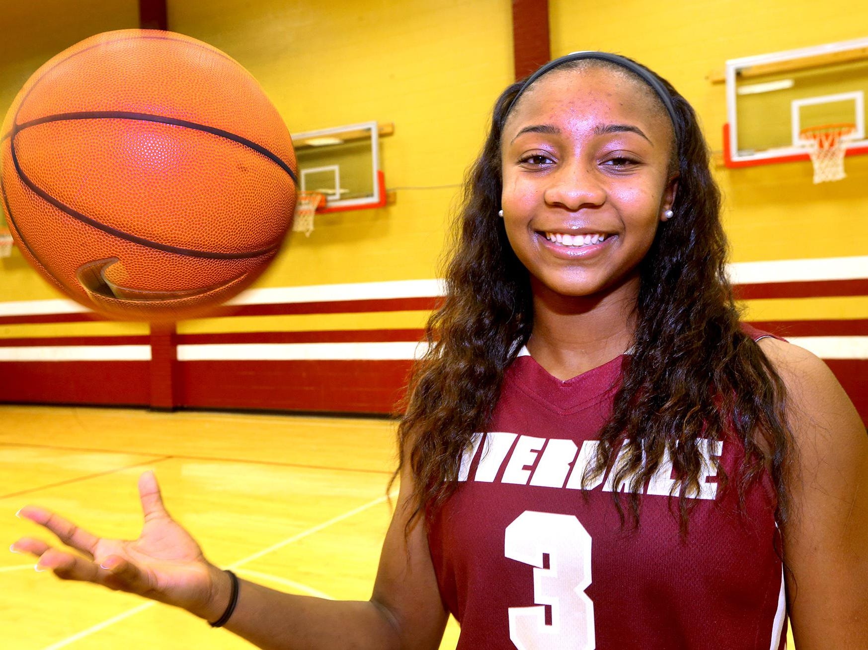Anastasia Hayes, Senior at Riverdale, on Thursay, Aug. 11, 2016.