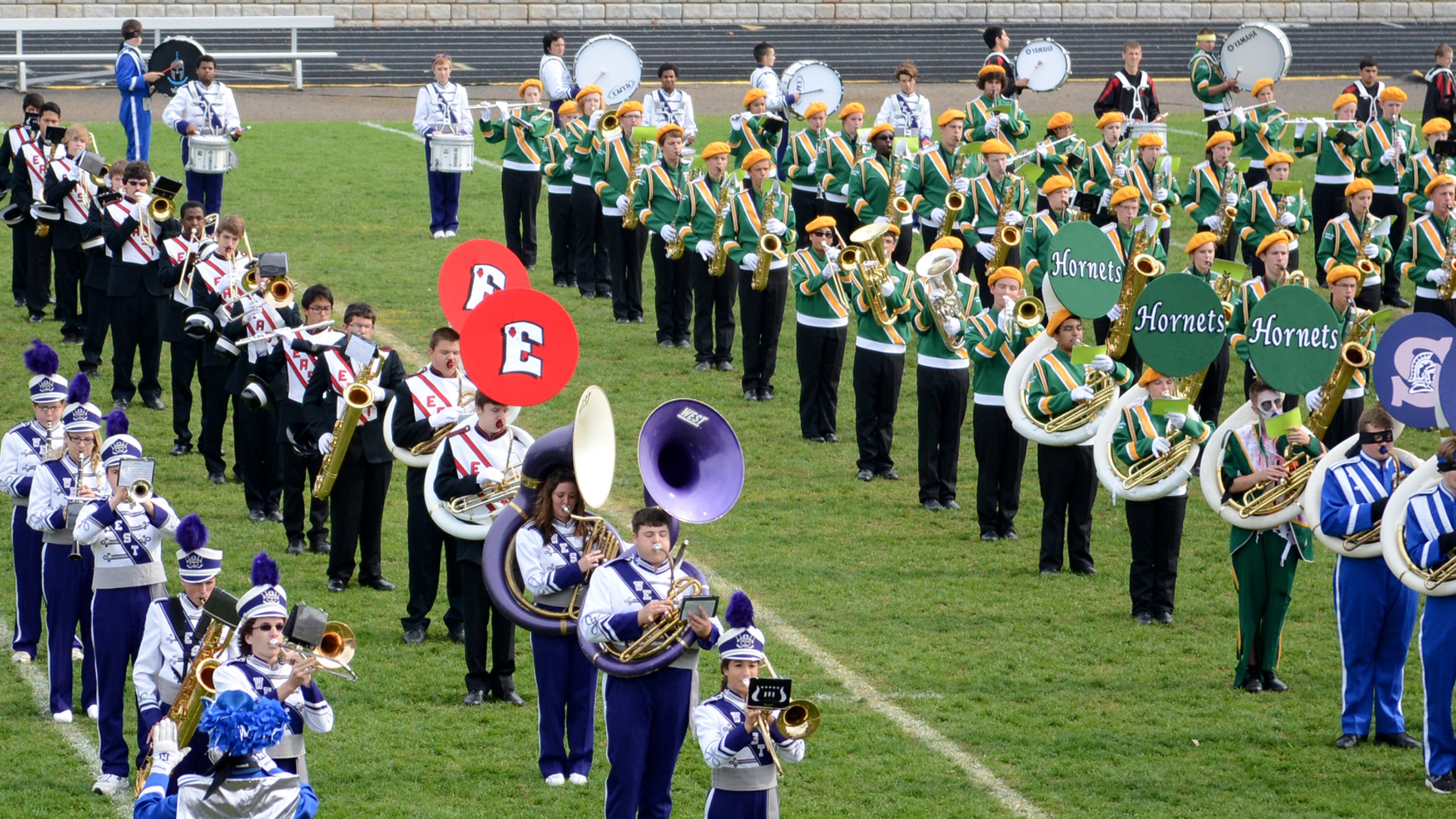 Green Bay high schools' marching bands to play together