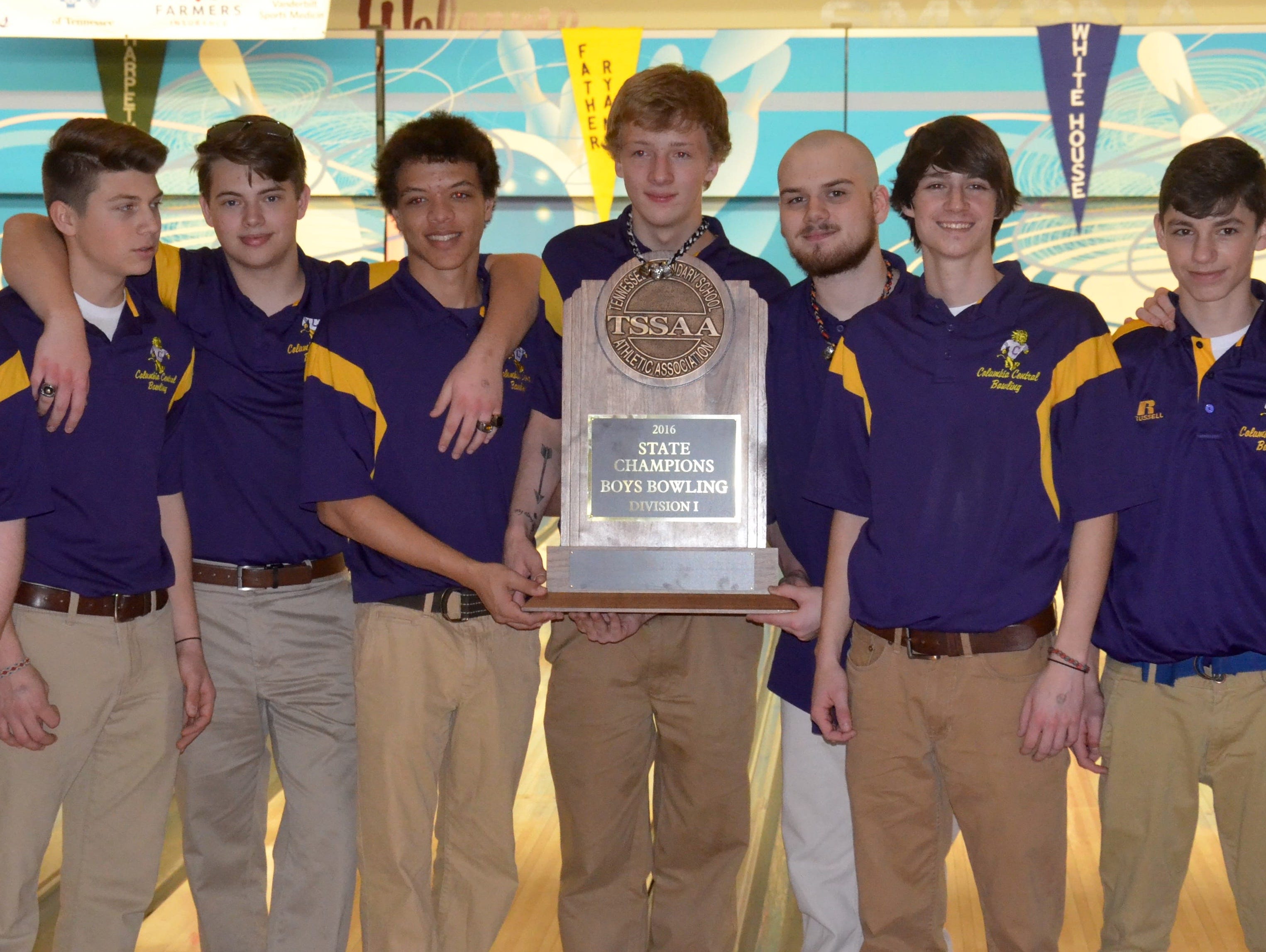 The Columbia Central boys bowling team won its fourth straight Division I state champion on Saturday at Smyrna Bowling Center.