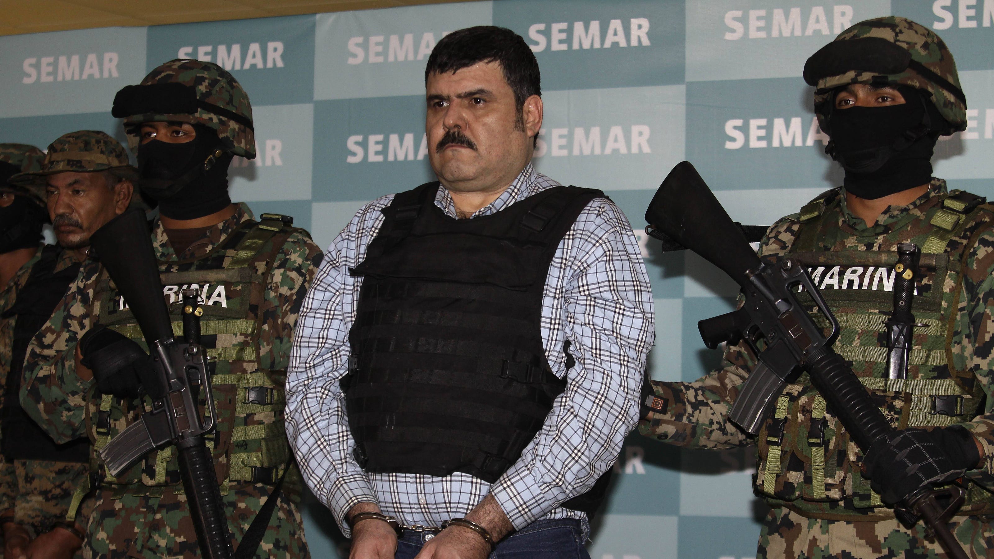 Mexico Purported Gulf drug cartel leader caught